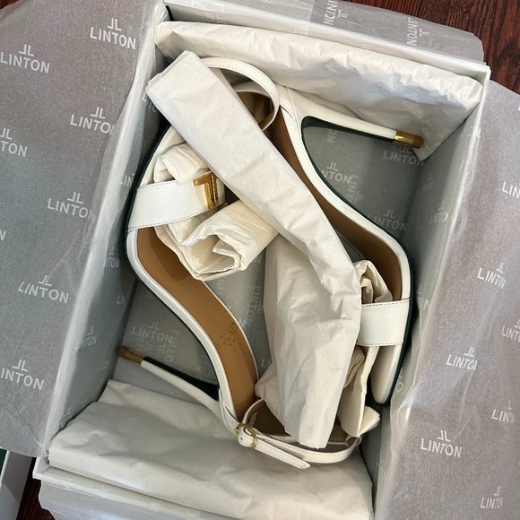 NTW - LINTON Le Jaguar Heels - Color: Blanc - Size 7 - Picture 5 of 7